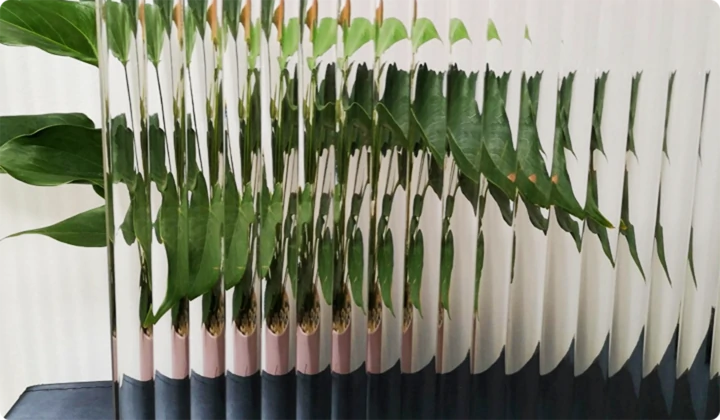 transparent mirror glass