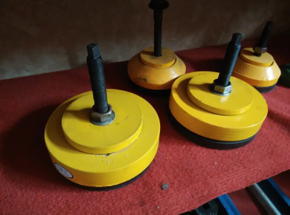 Equipment Vibration Pads Installation