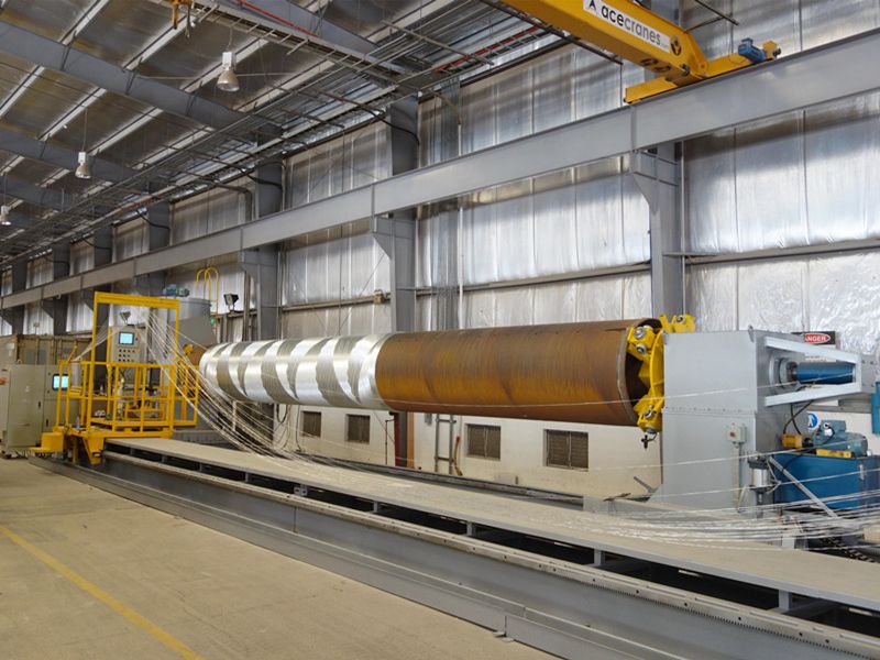 Precision Winding Machines for Pipes & Tanks | Composite Solutions