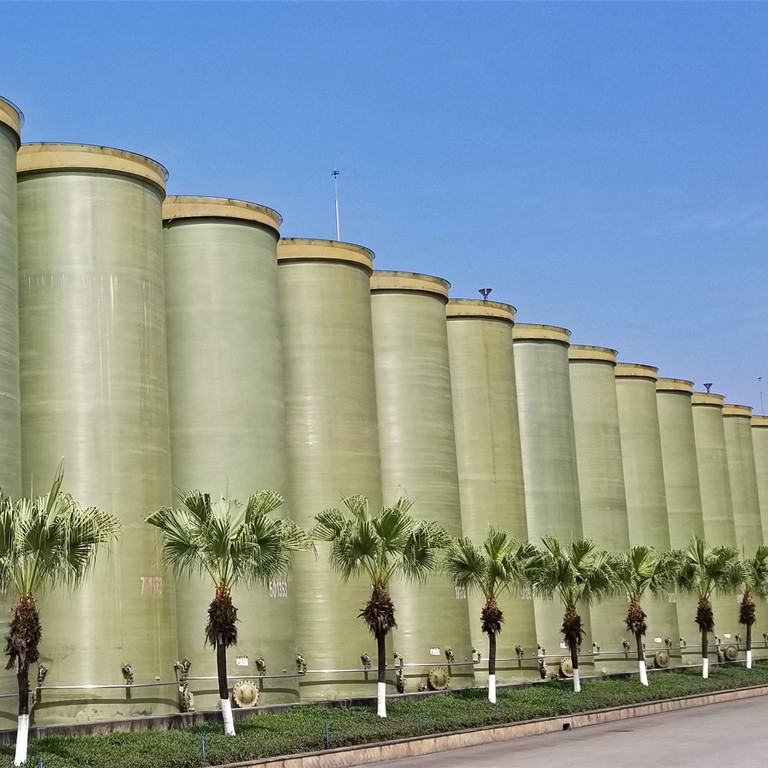 frp chimney construction and installation for industrial and