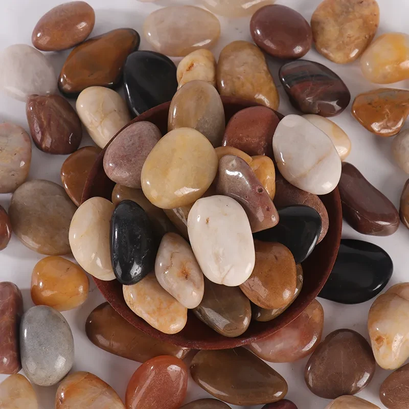coloured pebbles for vases