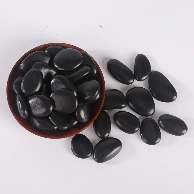 white round landscape rocks