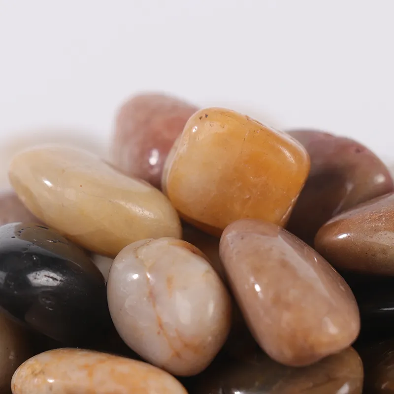 white beach pebble rocks