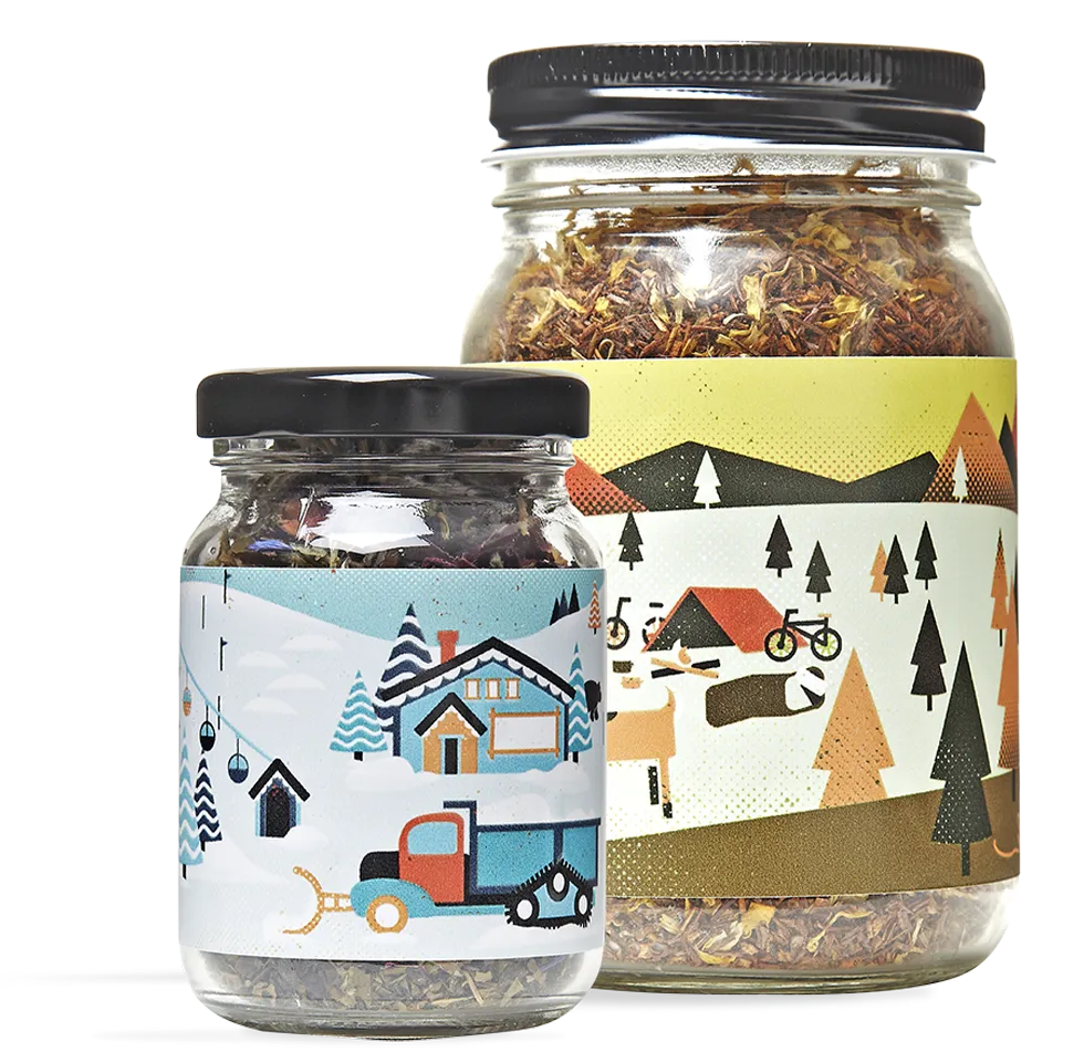 alpine hvide dekorative sten