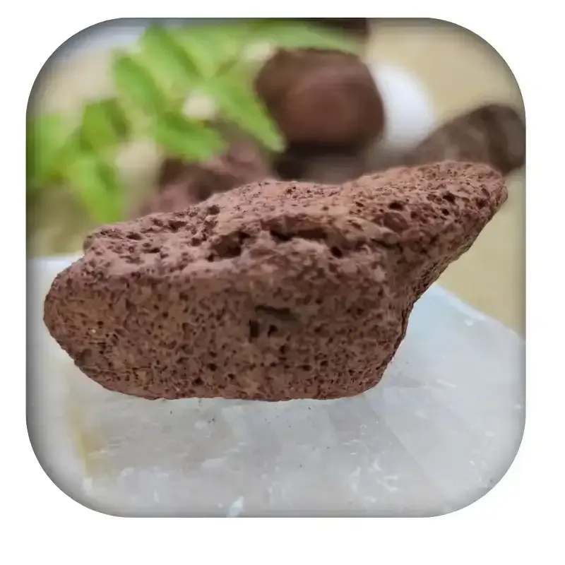 Explosion-proof volcanic stone for barbecue stove wall hanging