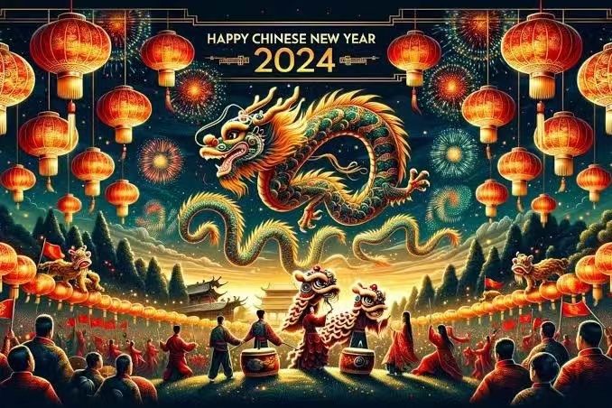 Back to work from 2024 Chinese Dragon New Year Holiday