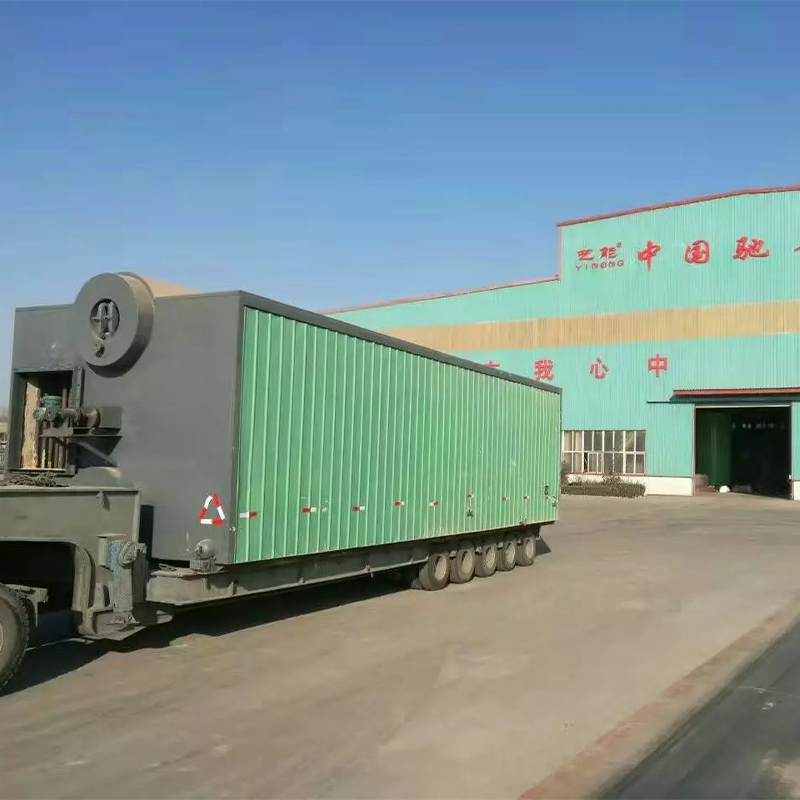 Biomass fired reciprocating grate steam boiler