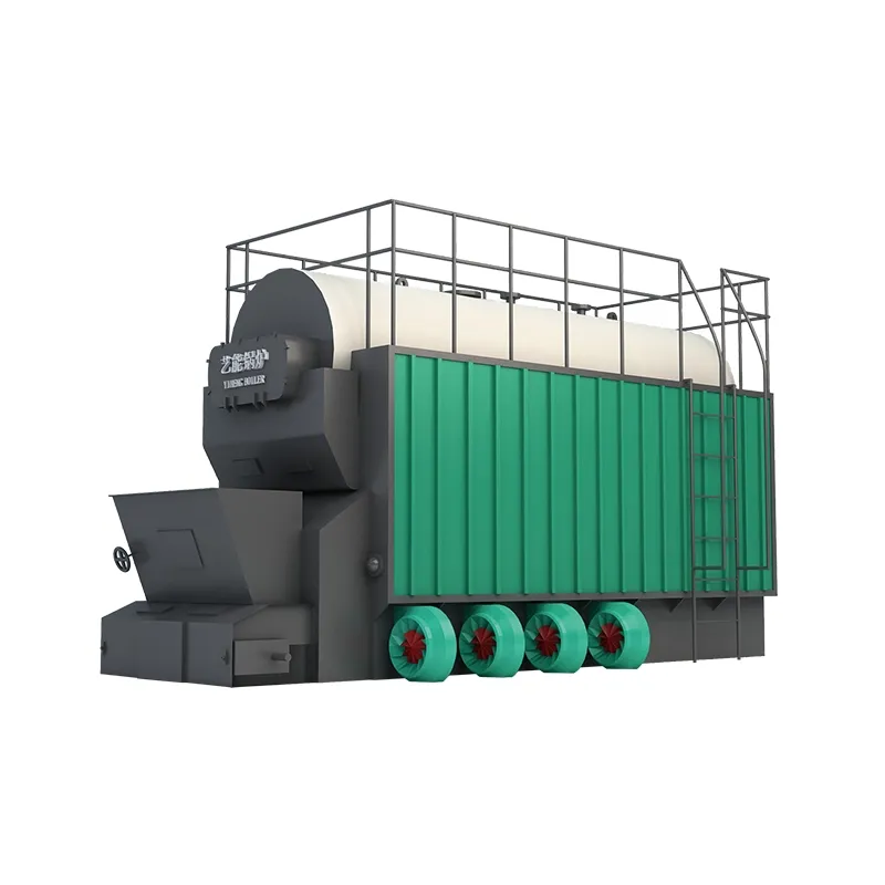 Coal or biomass fired DZL automatic chain grate steam boiler