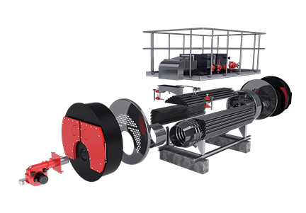 odm fire tube waste heat boiler