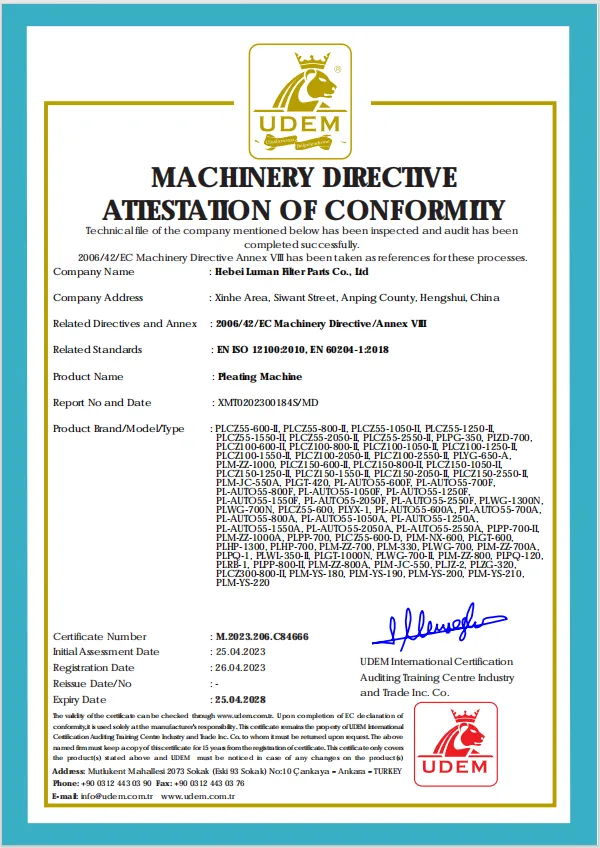 automatic knife pleating machine