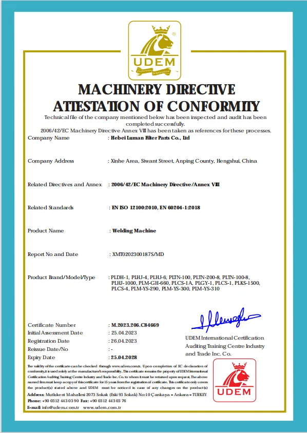 cabin air filter producing machine