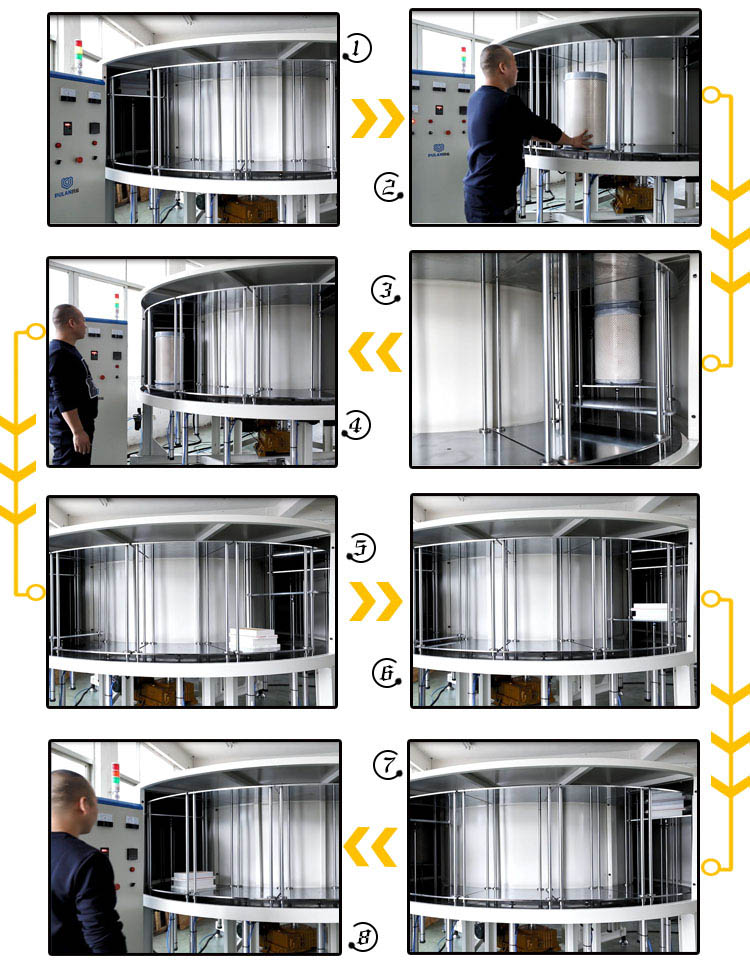 PLTK-16  Fully Automatic 16-station Air Filter Rotary Disc Drying Line