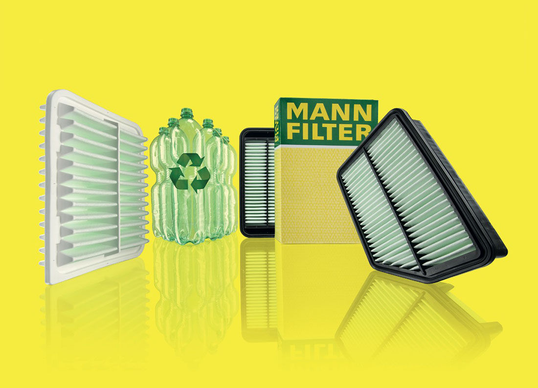 Mann-Filter leverages recycled synthetic fibers