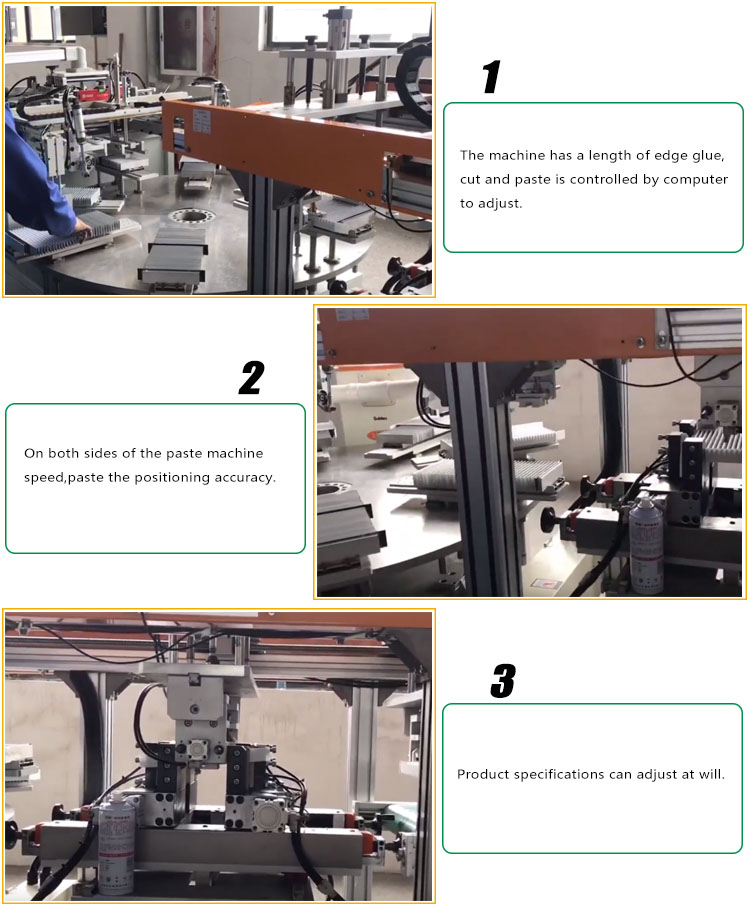 PLCB-500 -4 Fully Automatic Cold Air Compartment Double Side Automatic Bonding Machine PLCB-500 -4 Fully Automatic Cold Air Compartment Double Side Automatic Bonding Machine