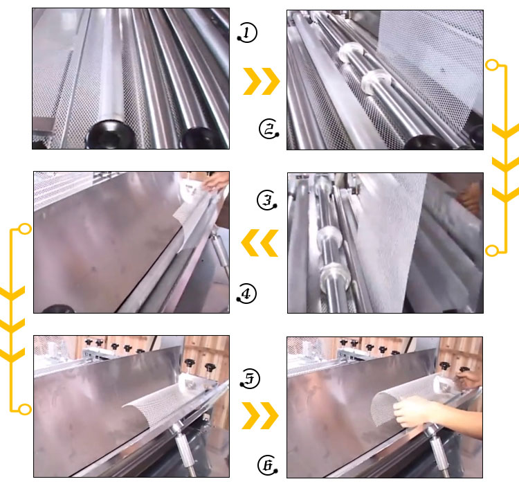 PLJY350-1000 The Air Filter Section Off The Net Rolling Machine