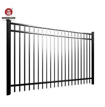 Galvanized Steel Fence Resists Rust Effectively