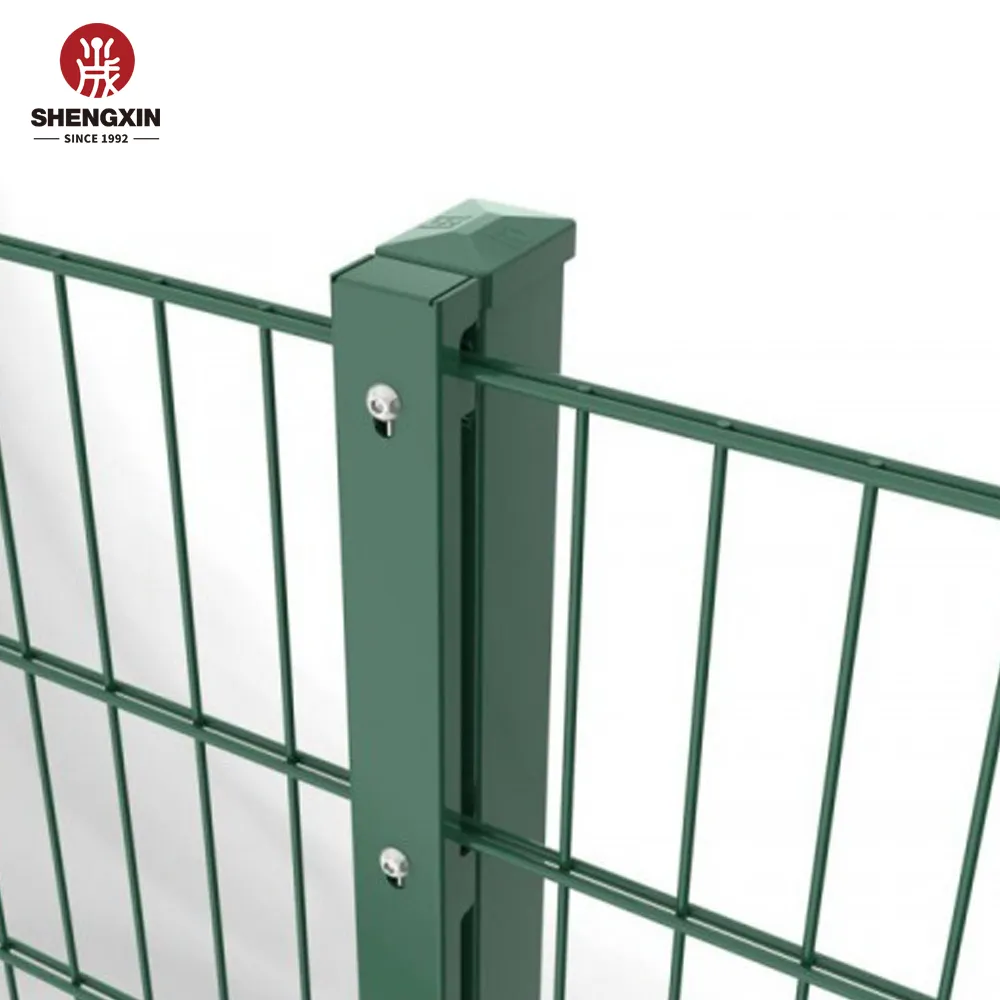 Rolled Top Powder Coated BRC Wire Mesh Fence