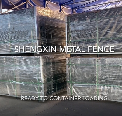 SHENGXIN METAL FENCE READY TO CONTAINER LOADING