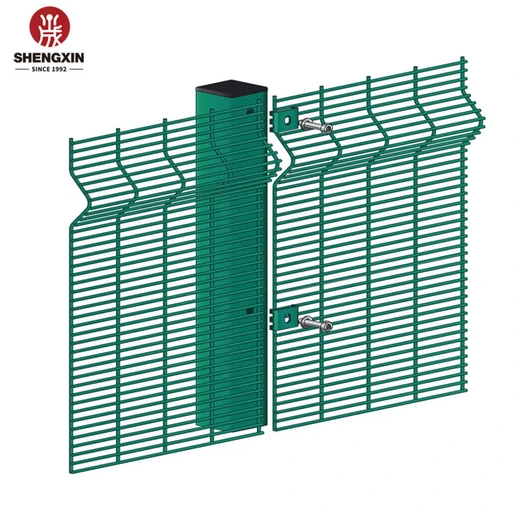 358 Security Fence Gate & 8ft Anti-Climb Maximum Security