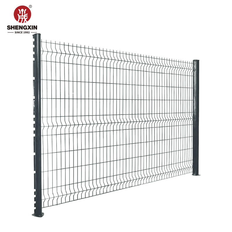ODM 7' Security Fence – 358 Anti-Climb, Galvanized, 3D