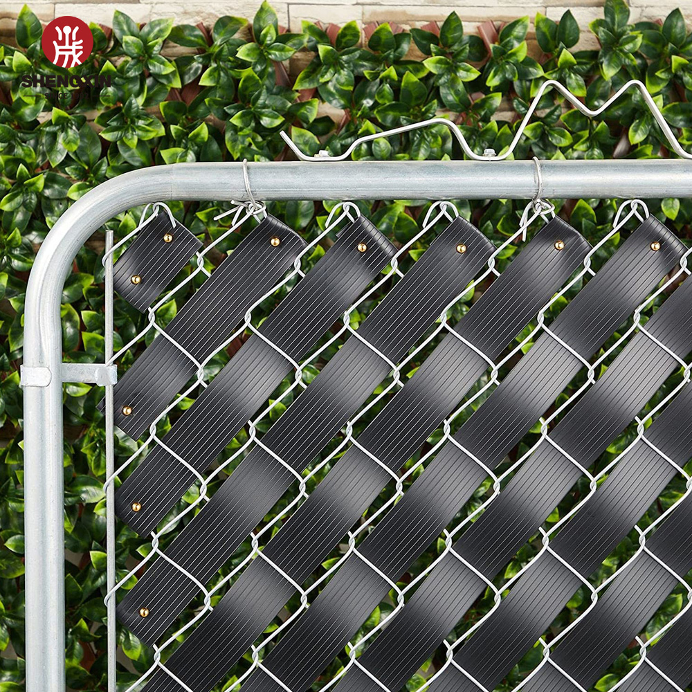 Chain Link Fence Privacy Strip: 4.7cm Hard PVC & 100 Clips