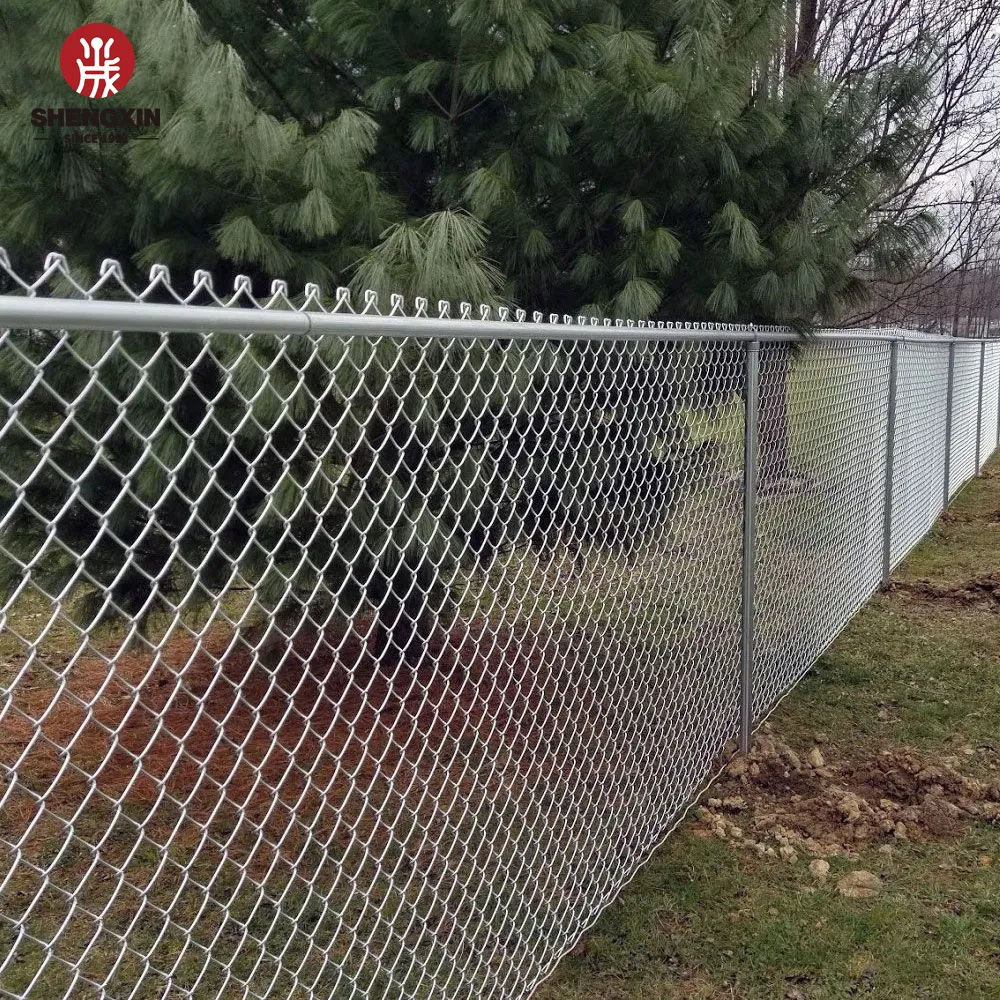 Black Mesh Chain Link Fence with CE Certification for Enhanced Security and Durability