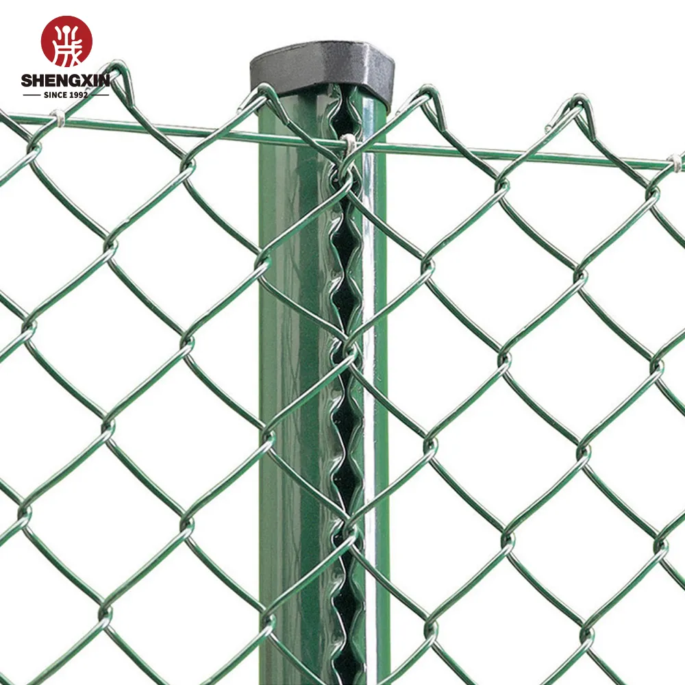 OEM Black Chain Link Fence for Durable and Secure Outdoor Enclosures and Boundaries