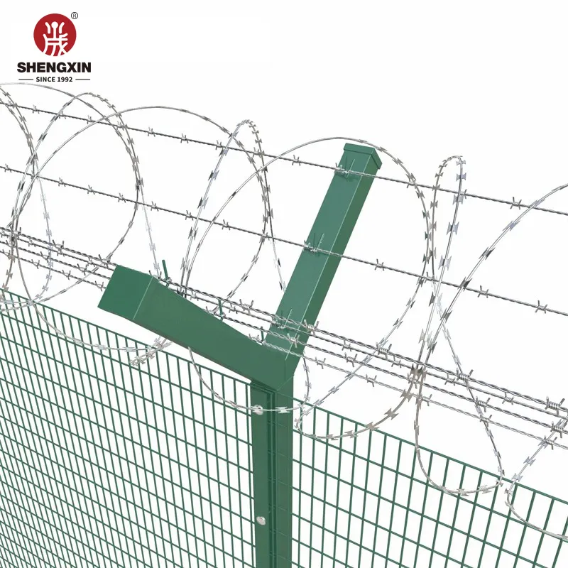 Airport 358 Anti-Climb Fence: High Security Clear View Fencing