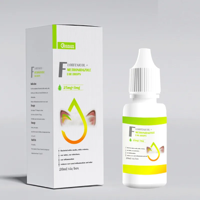 Pet Florfenicol Metronidazole Ear Drop For Otitis Externa Ear Mites Ear Canal Infections Ear Inflamation