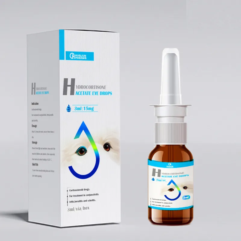 Hydrocortisone Acetate Antibacterial Eye Drops for Cats/ Dogs