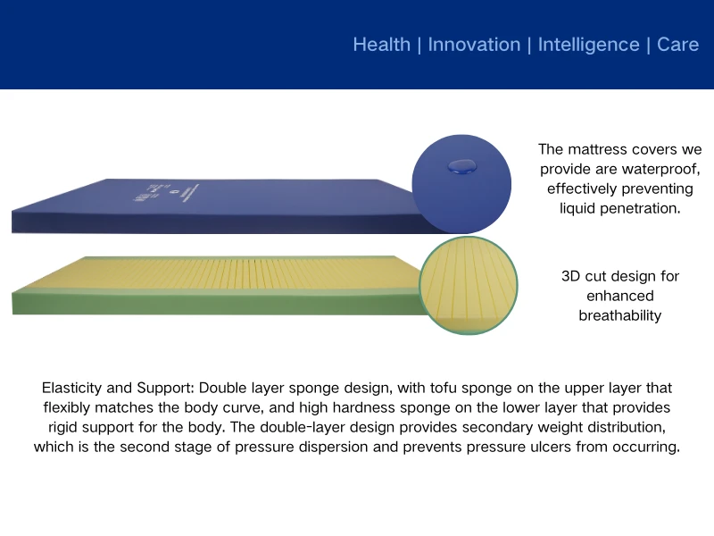 What is the role of decompression design in the rehabilitation process of medical mattresses?