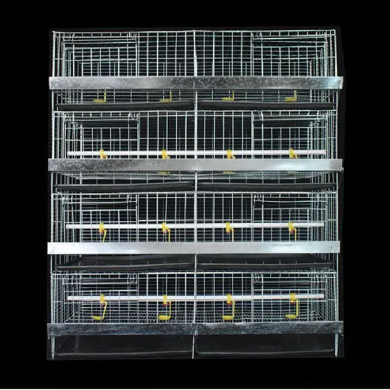 4 Tiers 100-300 Birds Capacity Chick Brooder Cage 