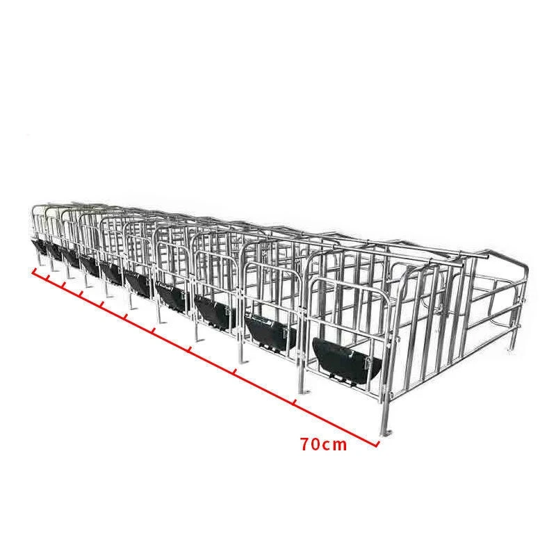 triple stacked rabbit cages