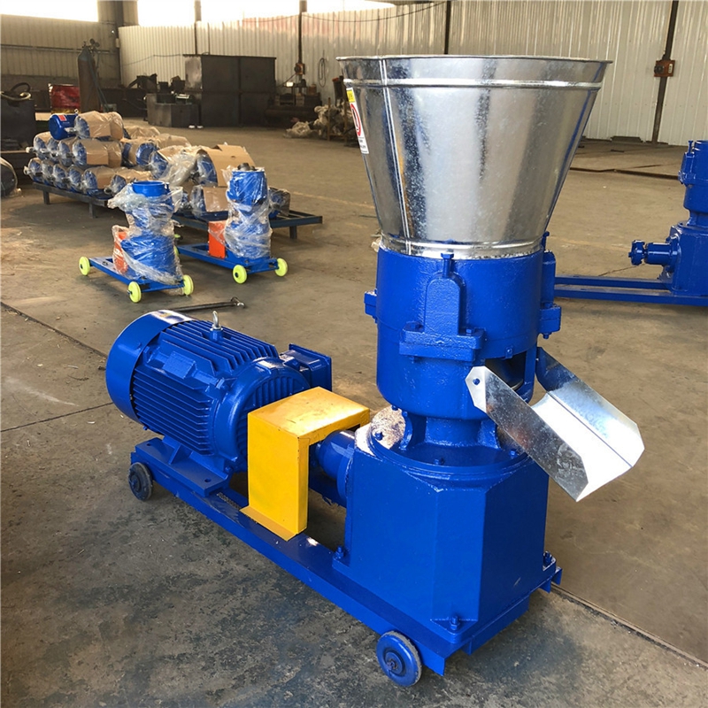 Livestock feed pelletizer machine for efficient and convenient animal feed processing.