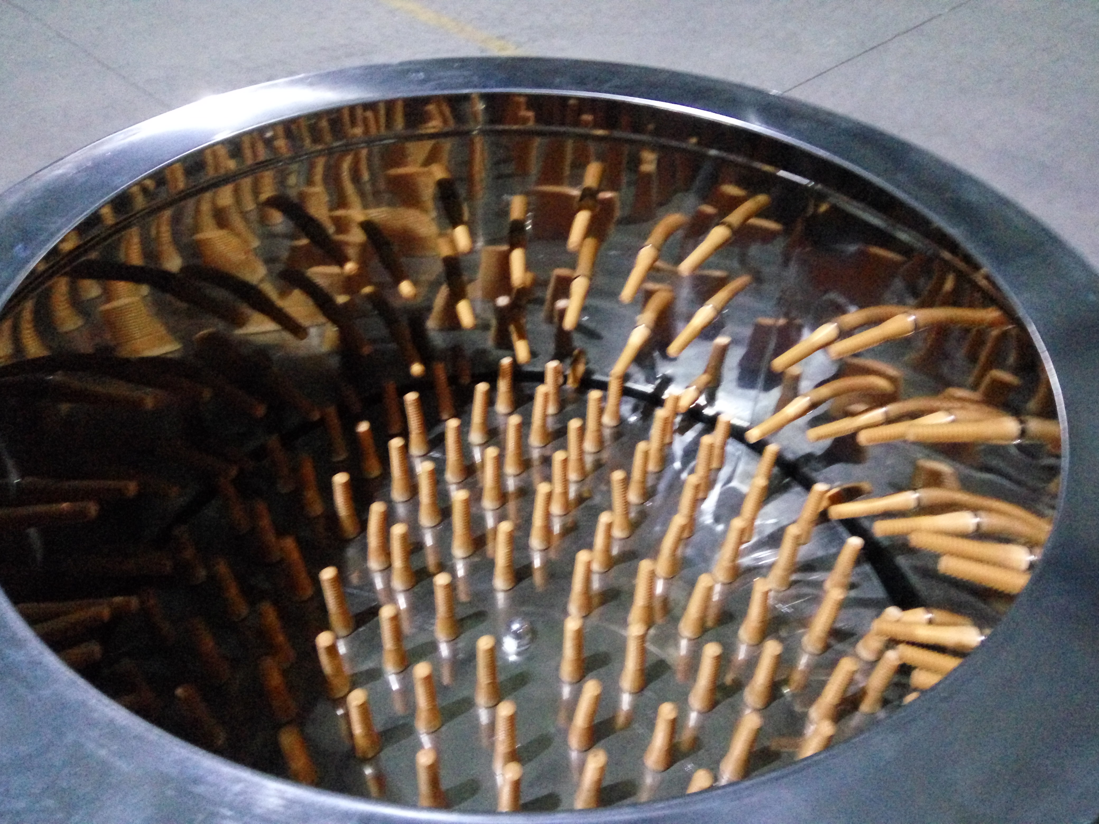 เครื่องปอกเปลือกขนไก่