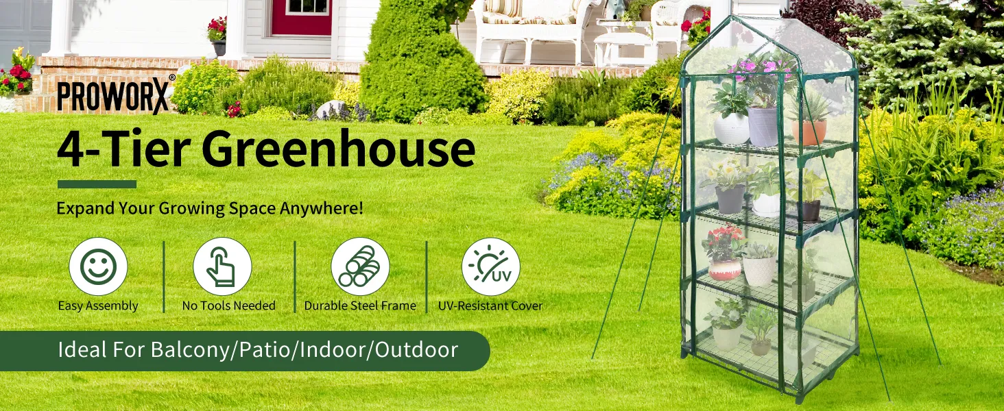 Mini Greenhouse with PVC Cover