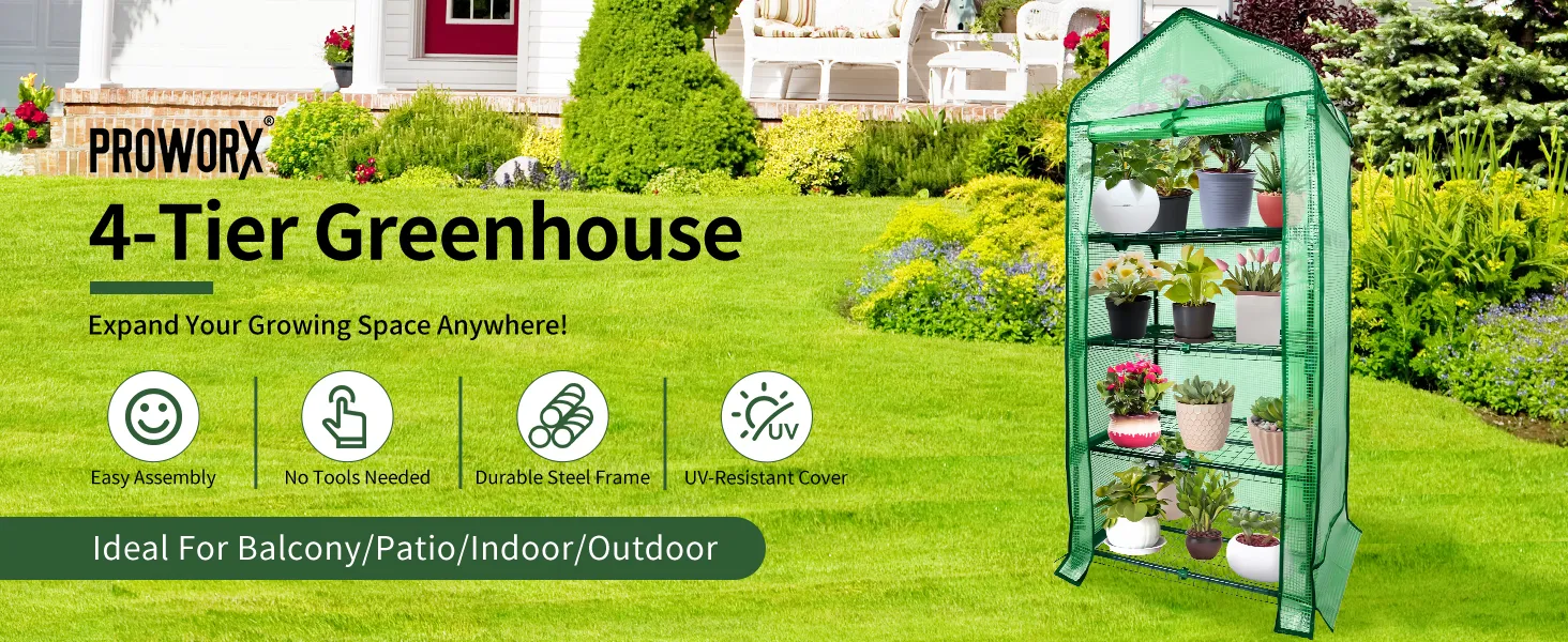 Small Greenhouse with PE Cover