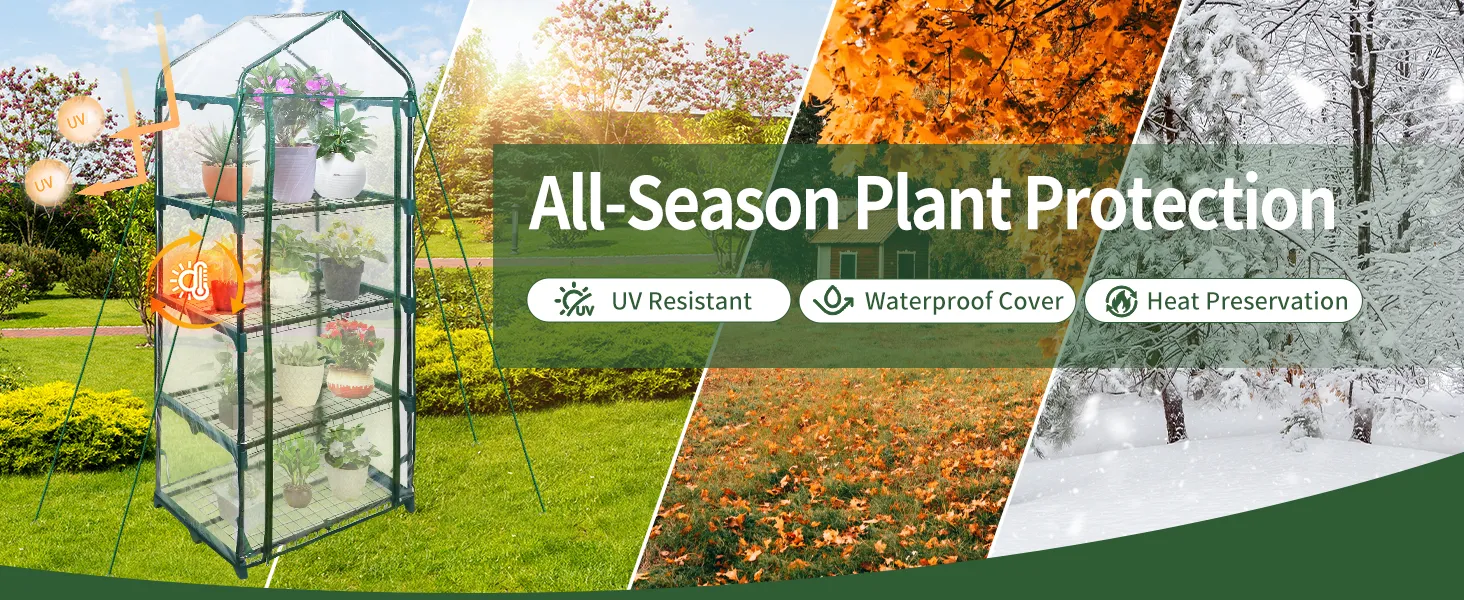 Mini Greenhouse with PVC Cover