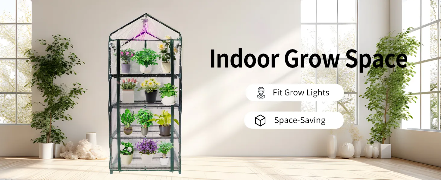 Mini Greenhouse with PVC Cover