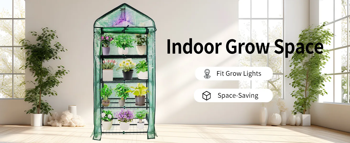 Small Greenhouse with PE Cover