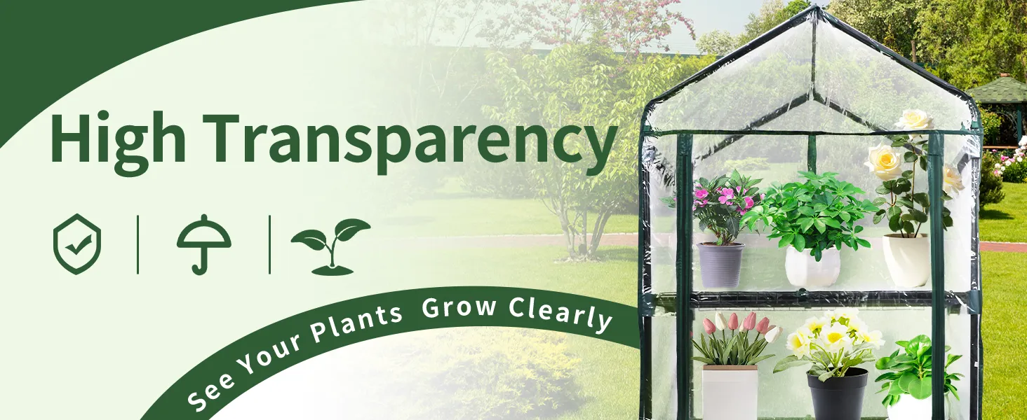 Mini Greenhouse with PVC Cover