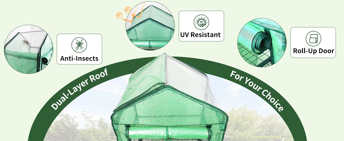 Small Greenhouse with PE Cover