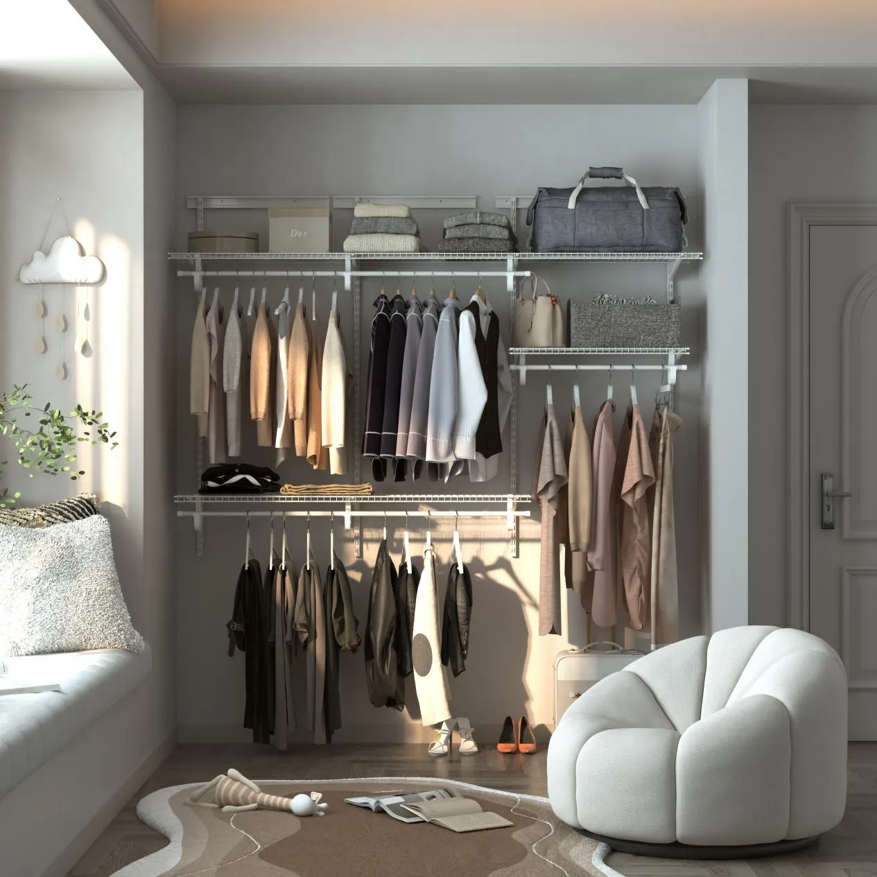 Efficient Closet Organization