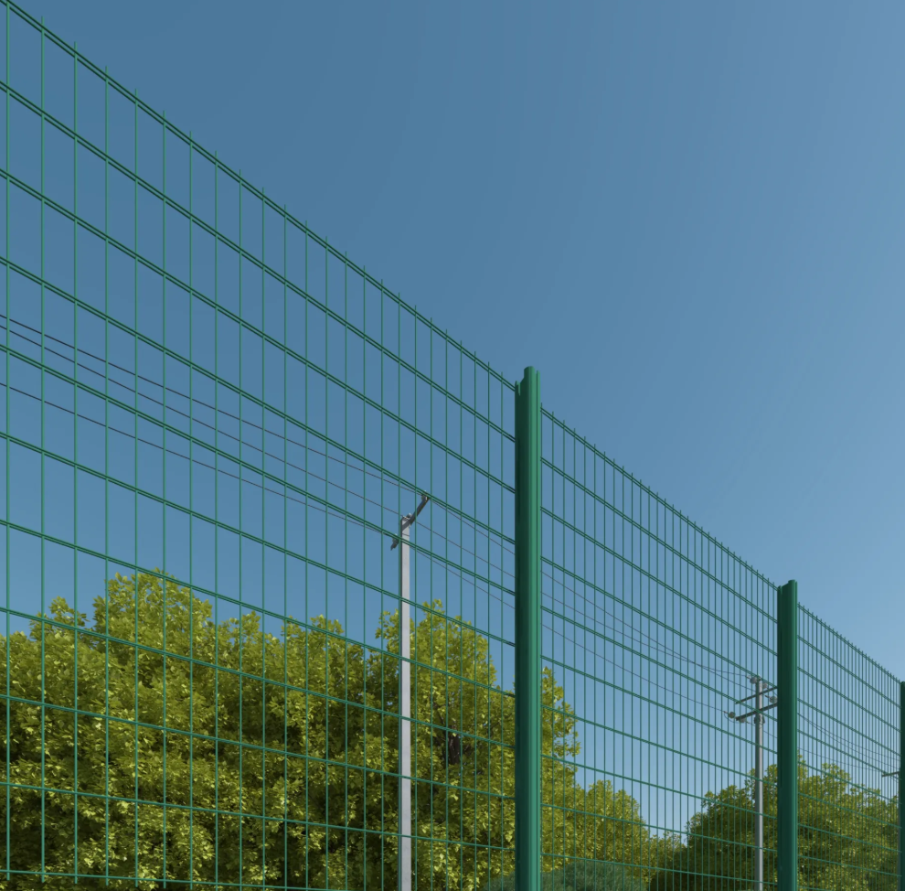 Double Wire Panel for Residential Yard Boundary Fencing