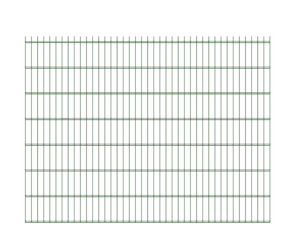 Double Wire Panel for Residential Yard Boundary Fencing