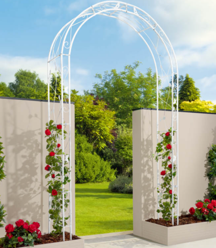 Incorporating a Garden Arbor Trellis into a Patio Design