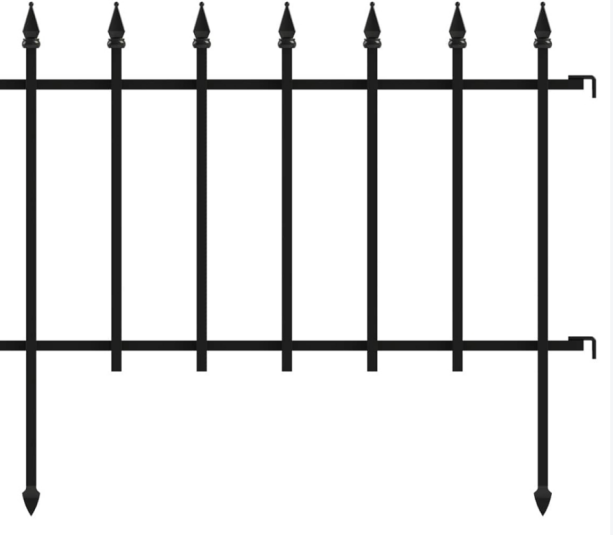 Rustic Garden Border Fence Charm