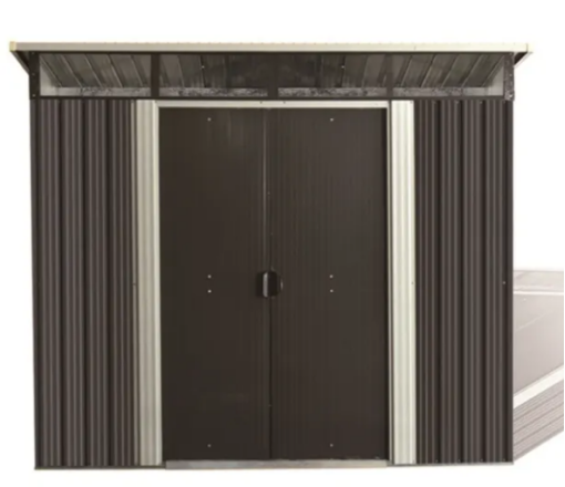 Maximizing Space in a Metal Horizontal Shed