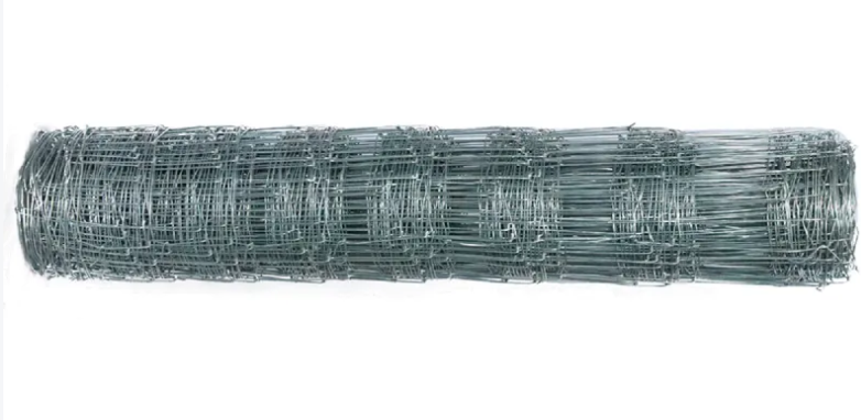 The fence marks the field boundary