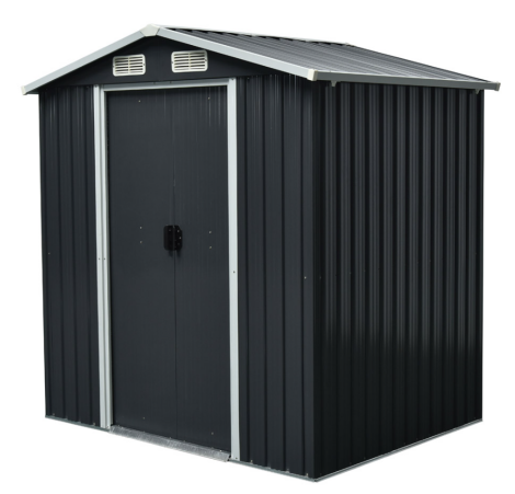 Best locations for metal firewood storage shed placement